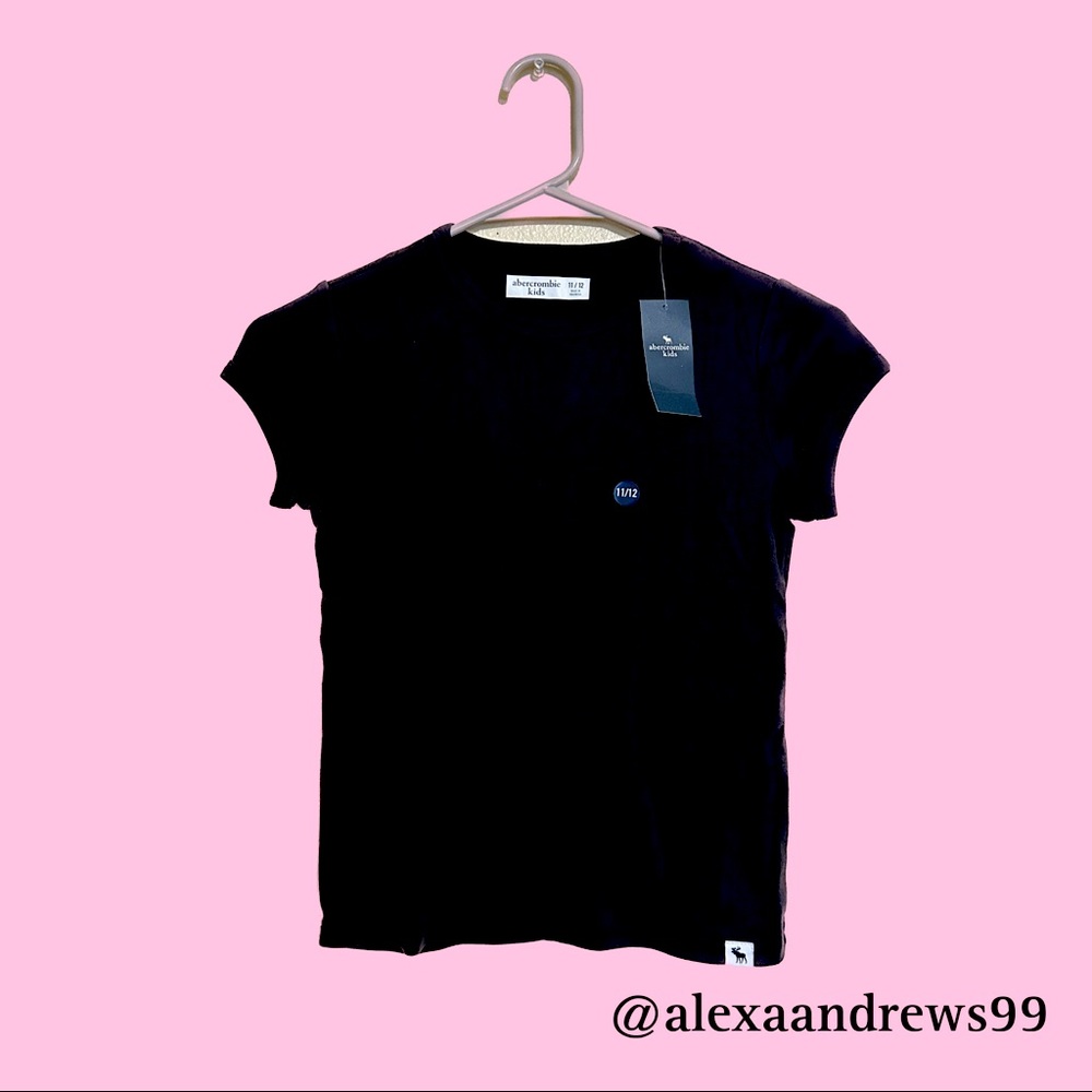SOLD! Abercrombie Kids Black Tee